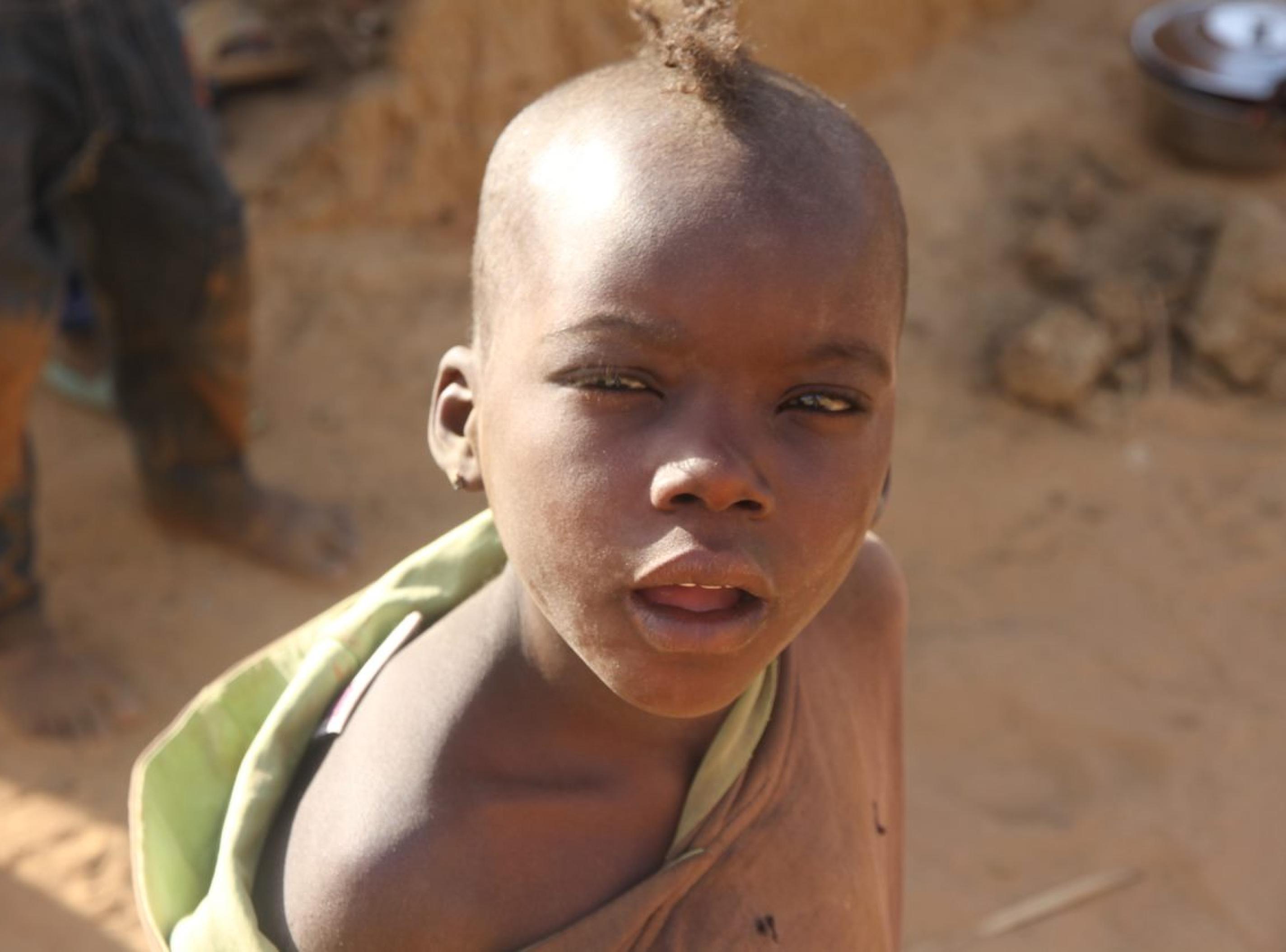 A smiling child